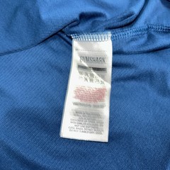 Gymshark Shirt Vented Stretch Large Teal Athletic Gym Training Running Casual