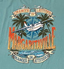 3X Men MARGARITAVILLE KEY WEST Tee Shirt Top 2-Sided Jimmy Buffet Plane 3XL XXXL