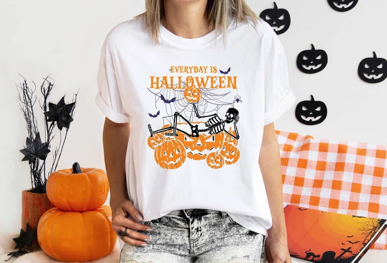 Funny Every Day Is Halloween T-Shirt Men Women UNisex 1