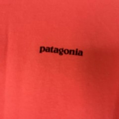 Patagonia P-6 Logo Coral 100% Organic Cotton S/S T-Shirt 51865 Men’s Size Medium