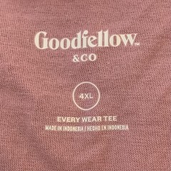 Goodfellow Shirt Mens 4XL Old Rose Every Wear Tee Pink Short Sleeve Casual Soft