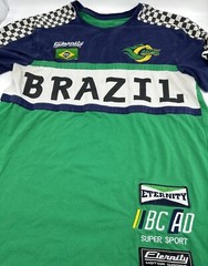 Eternity BC/AD Mens Size Med Authentic S/S T-shirt Brazil Race Green Rare