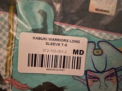 KABUKI WARRIORS LONG SLEEVE SHIRT – OFFICIAL WWE MERCH -VARIOUS SIZES M L XL 2XL