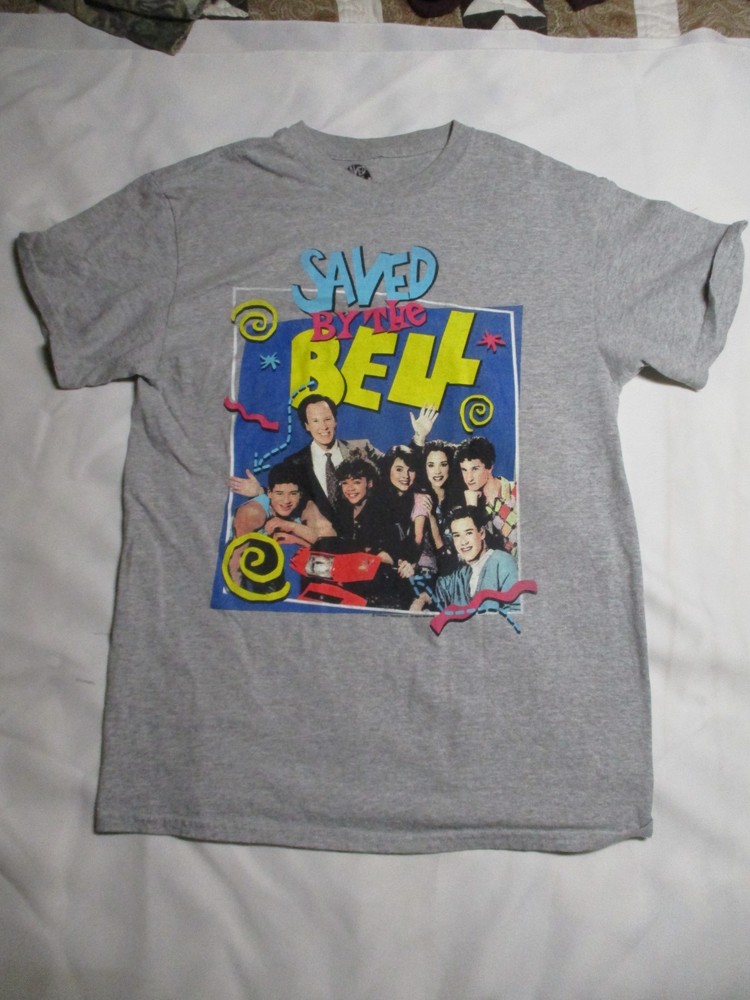 Saved By The Bell Gray Graphic T-Shirt Size Medium