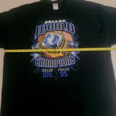 ” The Ring ” Dallas Mavericks Sz. 2XX- 2011 NBA Champions T-Shirt Who Was MVP ?