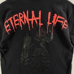 RawGear T Shirt Mens Small Black Eternal Life Graphic Gym Workout Streetwear