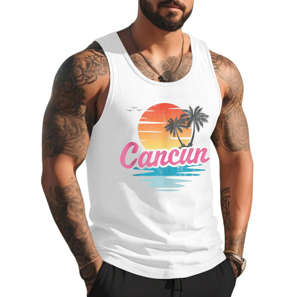 Cancun Summer Vacation Tank Top