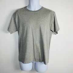 Fruit Of The Loom T Shirt sz M Gray Cotton Blend Normcore Minimalist Everyday