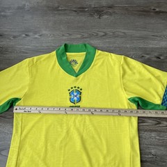 Brazil National Team Soccer Jersey Custom Back Creed 23 Mens Large