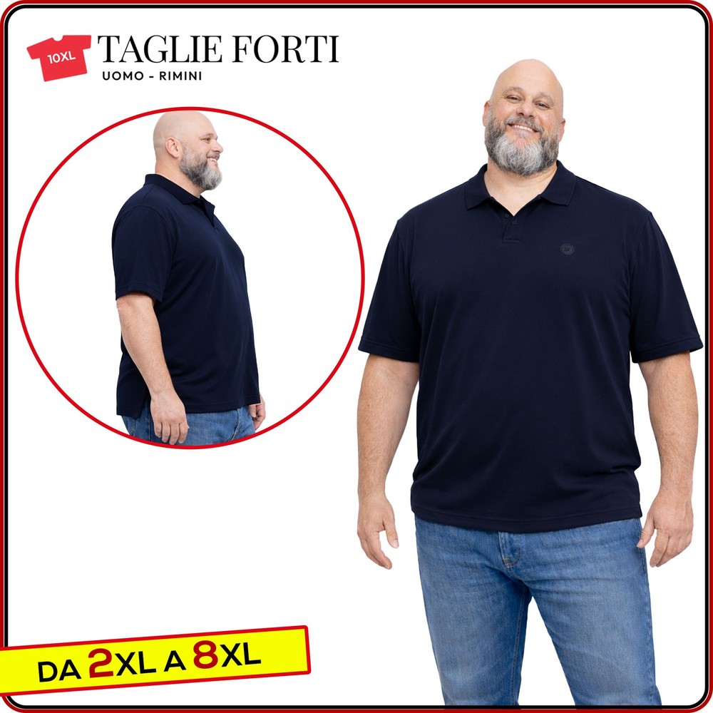 men’s short sleeve cotton polo shirt PLUS SIZES from 2xl to 10xl