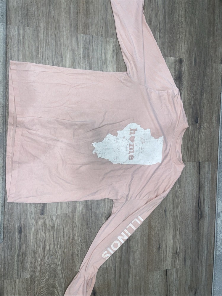 Home Free Long Sleeve Shirt Illinois Logos Size Large