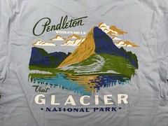 PENDLETON WOOLEN MILLS MEDIUM BLUE T-SHIRT BRAND NEW WITH TAG