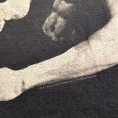 Bruce Lee Photo Portrait T Shirt Medium Black Action Movie Legend Y2K Cotton