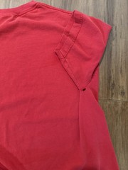 Vintage Bruce Lee Shirt Mens L Red 90s Movie Promo Has Been Cropped