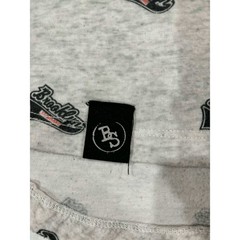 Brooklyn Standard Graphic Print T shirt Mens Size L Short Sleeve Crew Neck Gray