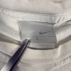 Nike Vintage Embroidered Swoosh T-Shirt White Size Large