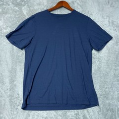 Kirkland Signature Men’s L Blue Pima Cotton Crewneck T-Shirt i1868