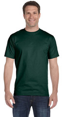 HANES Men’s Beefy Heavyweight Short Sleeve T-Shirt/Tee O5180 Sz 3XL Forest Green