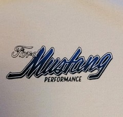 Ford Mustang Boss 302 Shirt Mens Large Cream Graphic T Shirt Muscle Car 2025