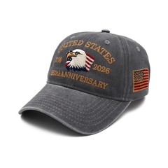 American Eagle Baseball Cap 250th Anniversary USA Hat Adjustable