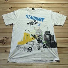 Vintage Stephen Marbury Starburst Brooklyn New York NBA Art Shirt Size Large