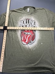 Rolling Stones Graphic Bleach-Dyed T-Shirt