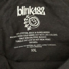 BLINK 182 Work Sucks Tour Concert BLACK One More Time XXL 2024 Tee T Shirt FLAW