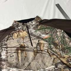Habit Realtree Camo Shirt Mens XL Quarter Zip Scent Factor Long Sleeve Hunting