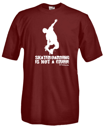 T-Shirt Sport Q01 Skate Skateboarding