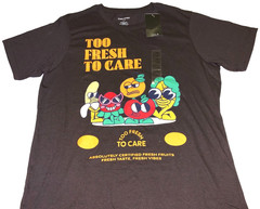 Fresh Fruits Too Fresh To Care Cool Vibes T-Shirt New! NWT LARGE