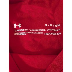 NWT Under Armour Heatgear Men’s Small Red Compression Long Sleeve Shirt (0924)