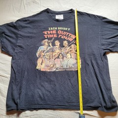 Zach Bryan’s “The Quittin Time Tour” 2024 Black T-Shirt Men’s (Size 2XL)