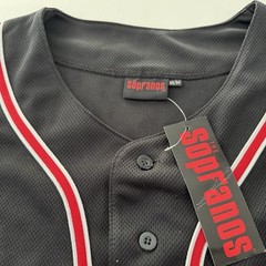 Vintage 90s The Sopranos Baseball Jersey NWT Men’s Size M HBO Exclusive #1 Rare