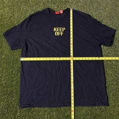 Vintage Mossimo Keep Off Navy Blue T-Shirt Size XL