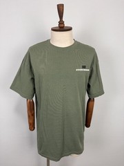 STEVEN DOCKMAN Green Big Dollars Print Short Sleeve Italian T-Shirt Sz M