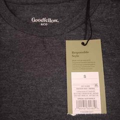 3 x Men’s Every Wear Short Sleeve T-Shirts, Small- Goodfellow & Co, Gray