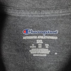 Champion Shirt Mens 3XL Gray Active Gym Running Embroidered Logo Crew Neck Tee