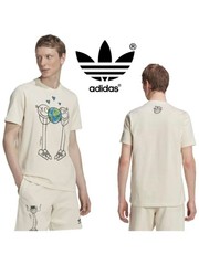 Adidas x Andre Saraiva Mr A Casual Earth Cream Tee Graphic 100% Organic Cotton M