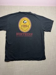 Vtg 90s Northern Illinois University Faded Shirt XL College Track PE Grunge 80s