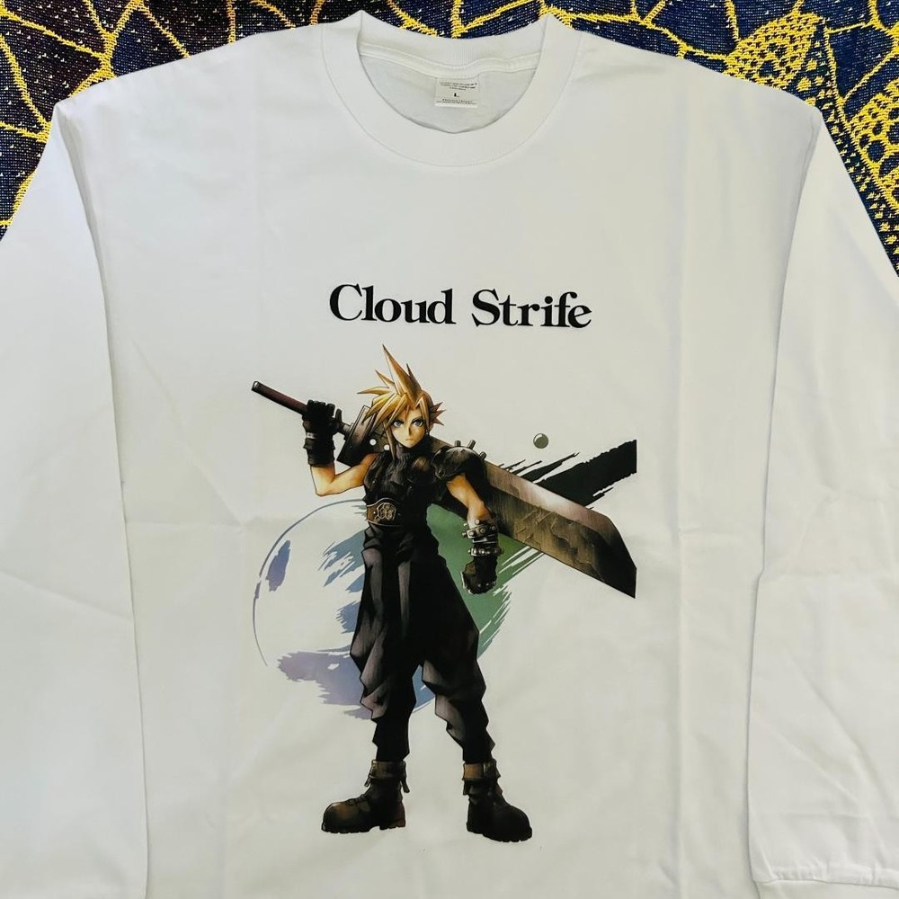Square Enix Final Fantasy Long Sleeve Tee Mens RPG Retro Game N91 Limited