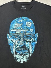 Breaking Bad Heisenberg T Shirt Men’s Medium Black Walter White TV Show Meth.