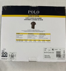 Polo Ralph Lauren Navy White Black Crew Neck T-Shirts Classic Fit 3 Pack Men’s M