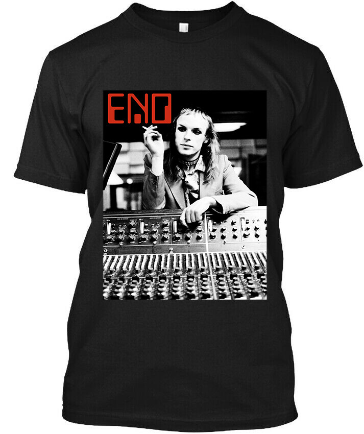 Limited New Brian Eno In The Studio Musician Record Producer Logo T-Shirt S-3XL