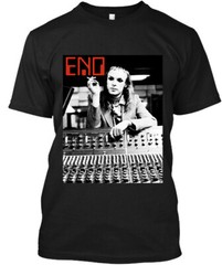 Limited New Brian Eno In The Studio Musician Record Producer Logo T-Shirt S-3XL