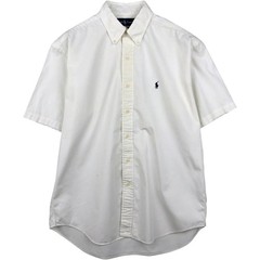 Ralph Lauren BLAKE Men’s Short Sleeve Button-Down Shirt White M Japan