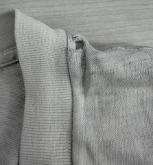 Vtg JC Penney Paper Thin T-Shirt Burnout Work WIP Distressed V Neck 70s 80s M/L