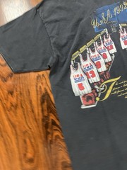 VTG 1992 USA Basketball Olympic Dream Team T-Shirt Men Sz XL Black Nutmeg Mills