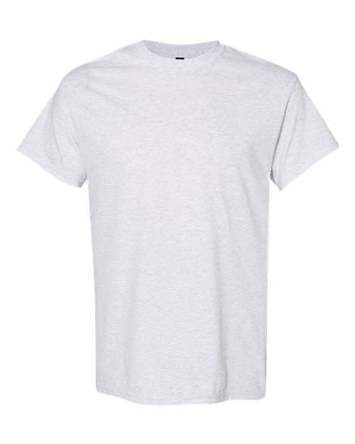 GILDAN 5000 HEAVY COTTON SHORT SLEEVE T-SHIRT ASH LARGE 11-25
