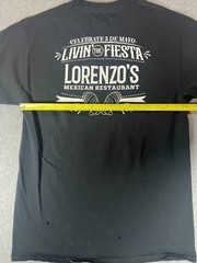 Lorenzo’s Mexican Restaurant T-Shirt Mens L Port & Company PC61 Chingon Fiesta