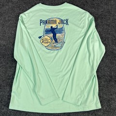 Panama Jack Mens Long Sleeve Paddle Boarding Graphic T-Shirt READ